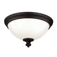 Corp de iluminat decorativ pentru exterior, Parkman 2 Light Flush Mount – Oil Rubbed Bronze