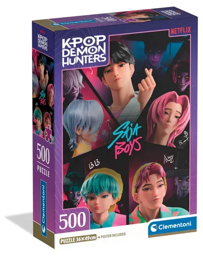 Puzzle Clementoni din 500 de piese - K-Pop Demon Hunters