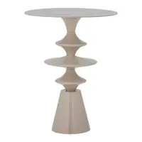 Măsuță auxiliară rotundă din aluminiu ø 35,5 cm Samio – Bloomingville