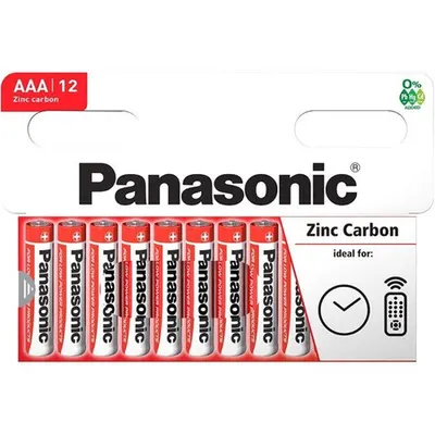Baterii AAA R3, blister 12 Buc. Panasonic Zinc