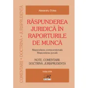 Raspunderea juridica in raporturile de munca