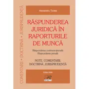 Raspunderea juridica in raporturile de munca