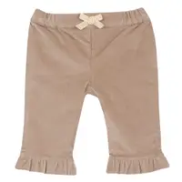 Pantaloni lungi bebe Chicco, Bej cu alb, 00104-69MFCO