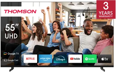 Smart TV Thomson - 55UG4S14, 55'', DLED, 4K, negru