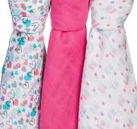 Set 3 scutece din muselina super soft Babyono 34802 din bumbac 70x70 cm