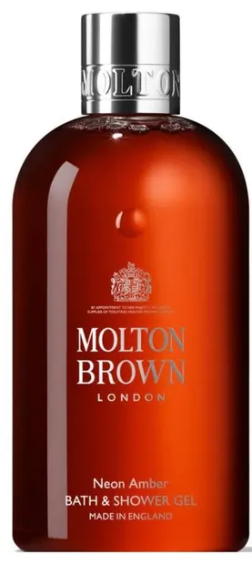 Molton Brown Gel de duș Neon Amber, 300 ml