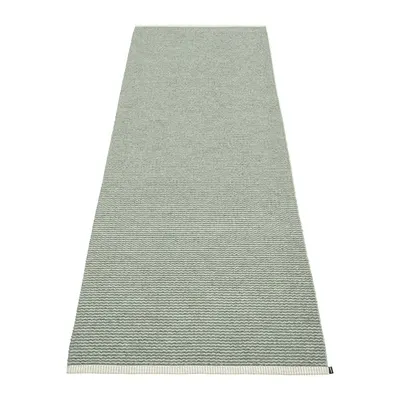 Covor tip traversă pentru interior și exterior verde deschis 70x200 cm Mono Sage Army – Pappelina
