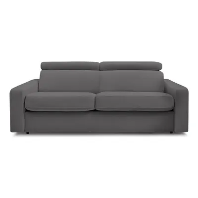 Canapea gri închis extensibilă 195 cm Monaco – Bobochic Paris