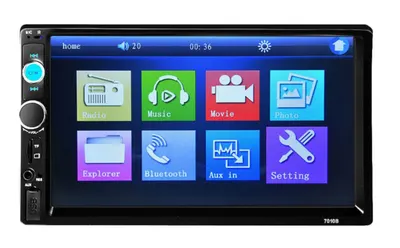 Player auto 7010B Touch screen 7" cu Bluetooth si USB Mp5