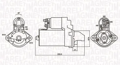 Electromotor (12V, 1,8kW) BMW Seria 1 (E81), 1 (E87), 3 (E90), 3 (E91), 3 (E92), 3 (E93), 5 (E60), 5 (E61), 6 (E63), 6 (E64), 7 (E65, E66, E67), X3 (E83), X5 (E70), X6 (E71, E72) 2.0D 3.0D intre 2004-
