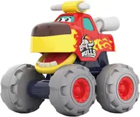 Jucărie pentru copii Hola Toys - Camion monstru, taur, roșu