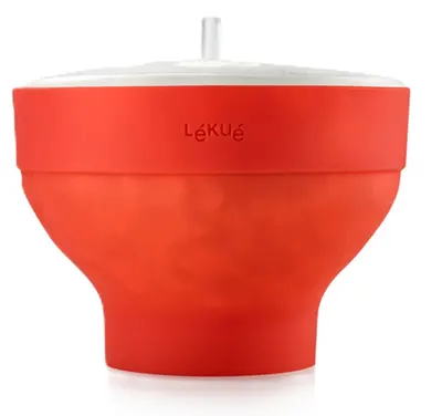 Bol pentru popcorn la microunde Lekue - Ø20 cm, 2,8 l