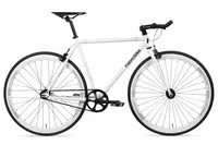 Original - Bicicletă fixie Hi-Ten oțel 28". Glossy white