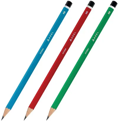Creion grafit Adel Writer - HB, asortiment