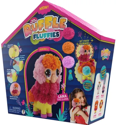 Set creativ Ruffle Fluffies - Lama pentru decorare