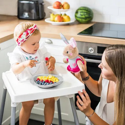 Set tacamuri Babyono lingurita si furculita din inox 106502