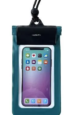 Husa impermeabila pentru telefon: Petrol Blue