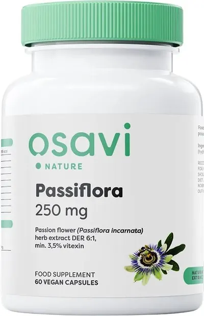 Passiflora, 250 mg, 60 capsule, Osavi