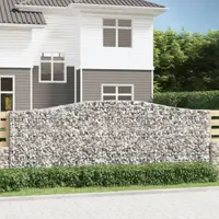Gossi cosuri gabion arcuite 5 buc, 400x50x140/160 cm, fier galvanizat