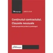 Continutul contractului. Clauzele neuzuale