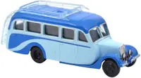 Model de colecție Norev Modern: Mașini - Citroen U23 Autocar (1947) (Clear and Middle Blue)