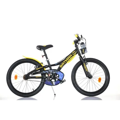 Bicicleta cu pedale, Dino Bikes, Batman, 20 inch, Pana la 130 cm