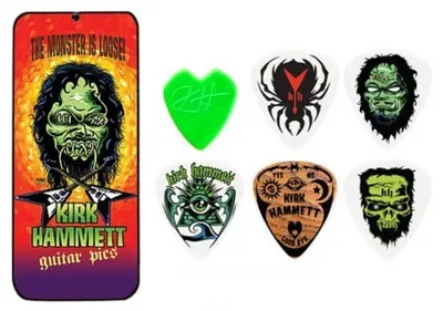 Pene pentru chitară Dunlop - Kirk Hammet Monster Is Loose, 0.88 mm, 6 buc.