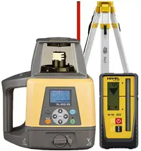 Pachet Nivela laser rotativa de constructie multifunctionala RL-200 2S Digital (panta digitala-2 axe), cu trepied si stadie - Topcon