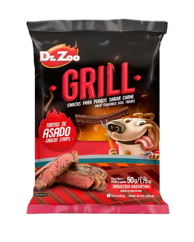 Dr Zoo GRILL, recompense caini, Grilled Strips, 50 g
