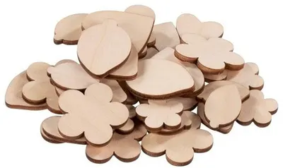 Set creativ pentru copii Goki - Flori de lemn