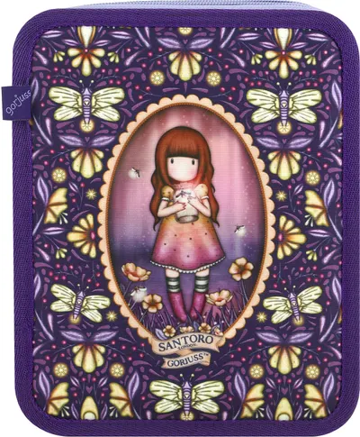 Penar cu rechizite Santoro Gorjuss In The Forest - Firefly Dawn, 2 fermoare