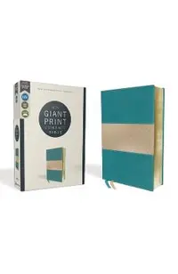 Niv, Giant Print Compact Bible, Leathersoft, Teal, Red Letter Edition, Comfort Print