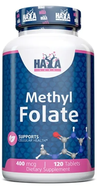 Methyl Folate, 400 mсg, 120 tablete, Haya Labs