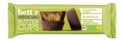 Bett'r praline bio cu cremă de fistic, 3 x 13 g