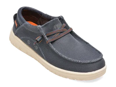 Mocasini JEEP albastri, 61115, din material textil