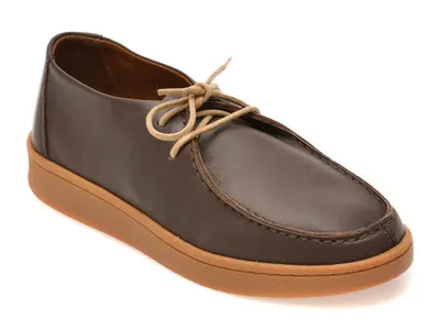 Mocasini GRYXX maro, 5002514, din piele naturala