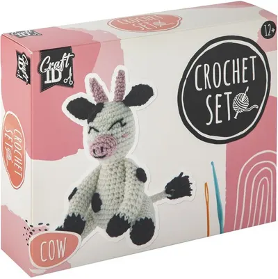 Set creativ Grafix - Croșetat, vacă