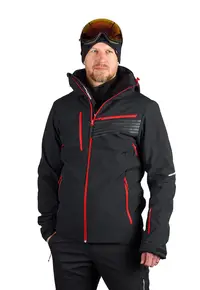 Geaca schi softshell 3L 10K/5K barbati Bartalan - Rosu/Negru