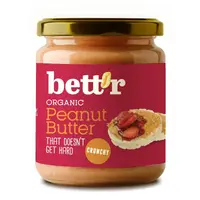 Crema de arahide crunchy bio 250g Bettr