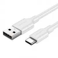 Cablu Date si Incarcare USB-A - USB-C UGREEN US287, 18W, 2m, Alb