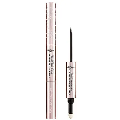 Tus de ochi duo L'Oreal Paris Gold Mirage Chameleon Quartz Shade Shifting, 01 Sapphire Light, Negru/Albastru Engros