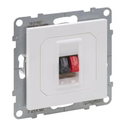 Priza difuzor, borne 4mm2, alb