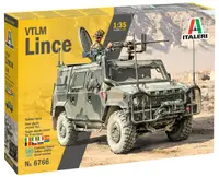 Model de asamblat Italeri Militare: Autovehicule – Vehicul tactic ușor multifuncțional italian VTLM Lince