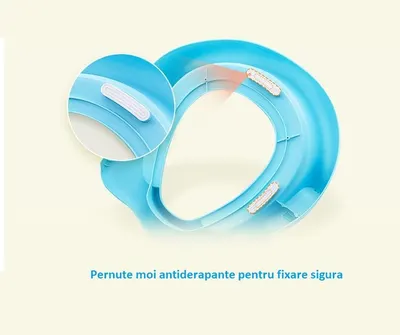 Reductor pentru toaleta Little Mom albastru