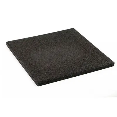 Pavele Cauciuc Plane 500X500X20 mm - Negru
