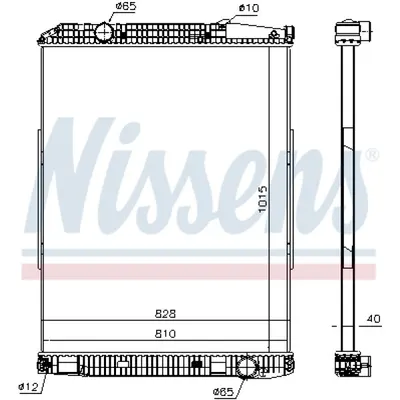Radiator, racire motor NISSENS 671690