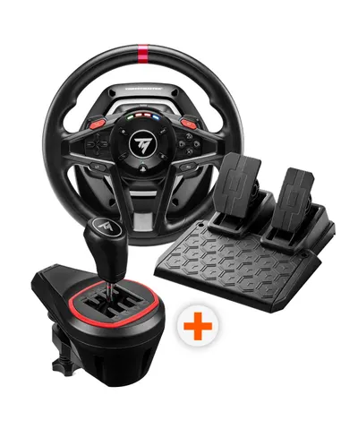 Volan cu pedale Thrustmaster - T128-P EMEA EU, PS/PC + Maneta de viteze TH8S Add-On