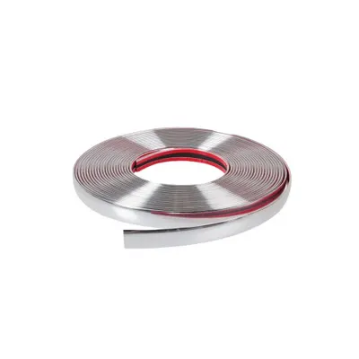 Rola ornament nichel/crom cu adeziv 6mmx15m