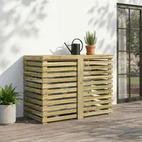 vidaXL Husă pentru aer condiționat 110 x 58 x 79 cm Lemn de pin tratat
