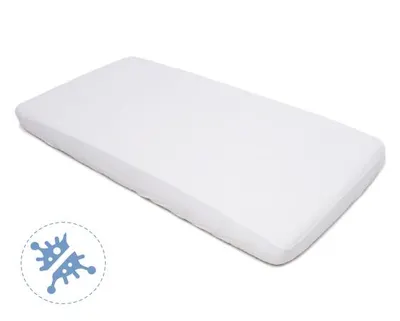 Protectie impermeabila anti-bacteriana pentru saltea 120x60 cm KikkaBoo din bumbac cu elastic roata,compatibila cu saltele grosime maxim 15cm